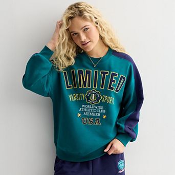 Juniors' Limited Too Oversized Crewneck Sweatshirt