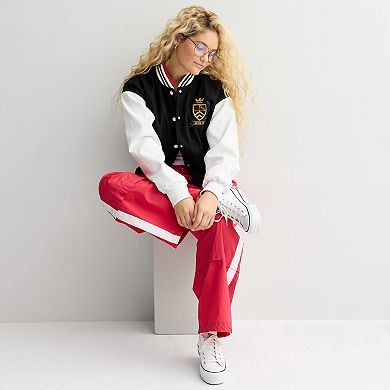 Juniors' Limited Too Embroidered Design Classic Bomber Jacket