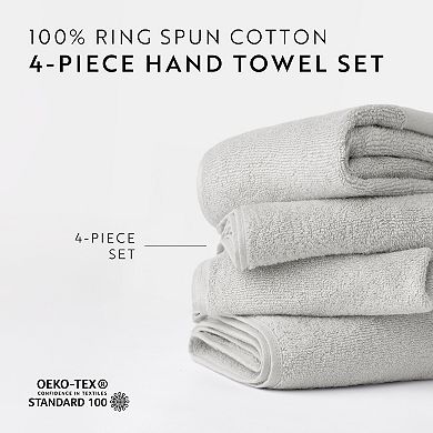 Home Collection Cotton 4-pc. Hand Towel Set