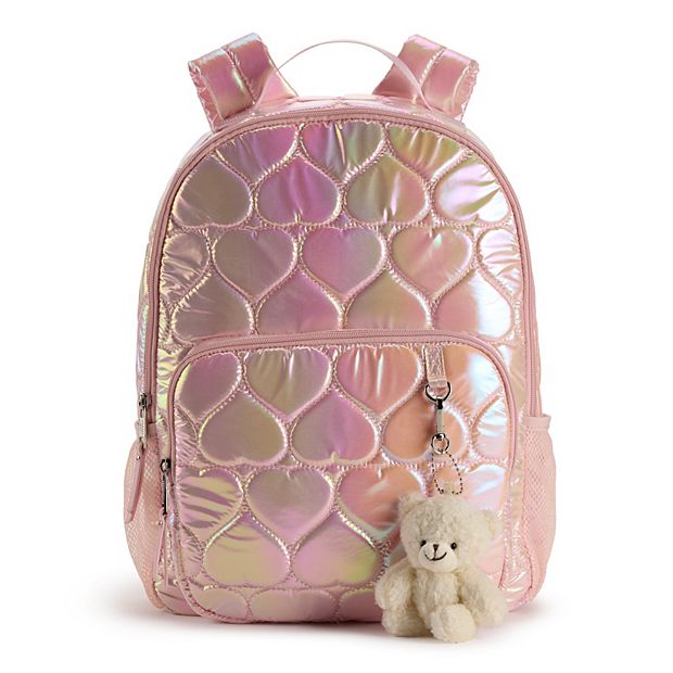 madden girl Quilted Heart Backpack display picture 2