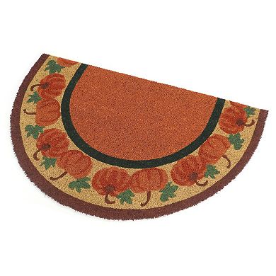 Celebrate Together™ Fall Pumpkin Slice 18" x 30" Coir Rug