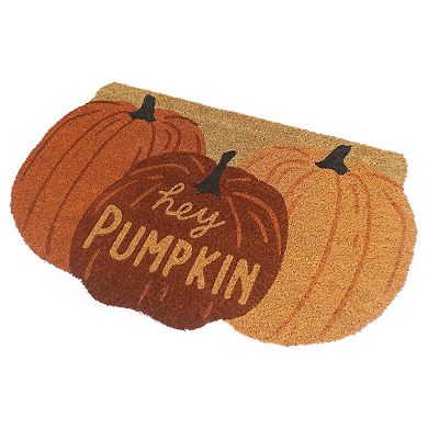Celebrate Together™ Fall Hey Pumpkin 18" x 30" Coir Rug
