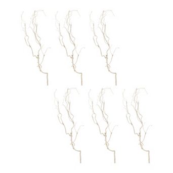 Melrose Glittered Twig Branches Set of 6
