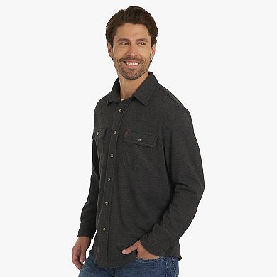 Men's Chaps Long Sleeve Knit Flannel Shirt