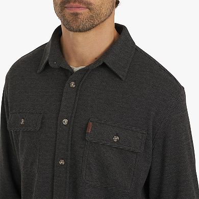 Men's Chaps Long Sleeve Knit Flannel Shirt