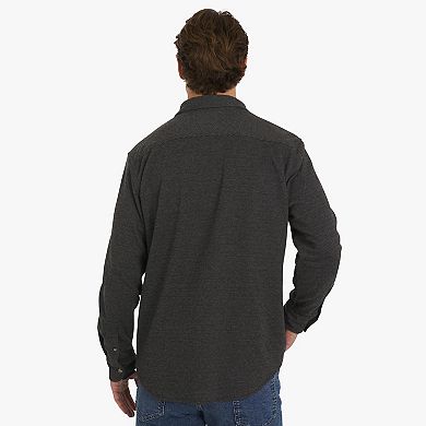 Men's Chaps Long Sleeve Knit Flannel Shirt