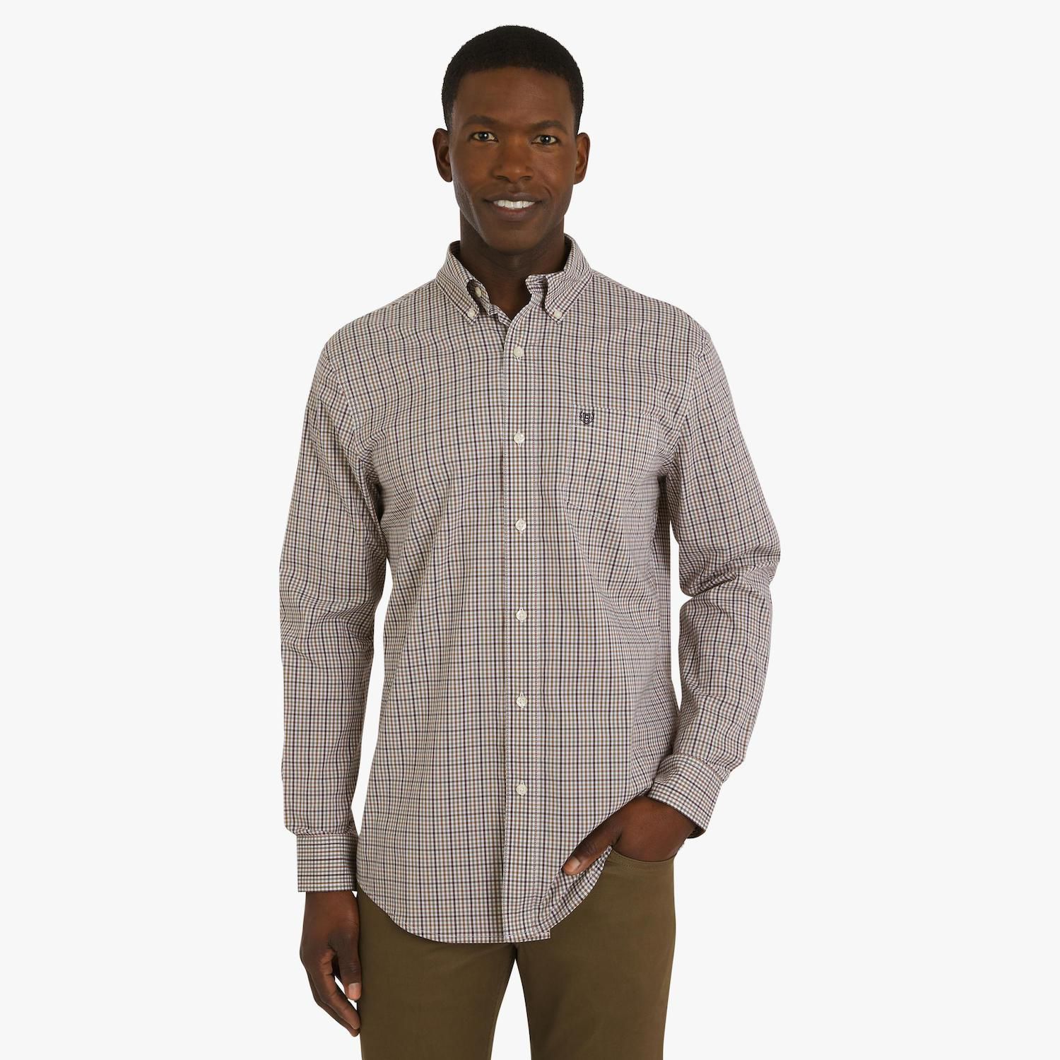 chaps dress shirts kohl's Mens Chaps Regular-Fit Performance Engineering Comfort Stretch  Spread-Collar Dress Shirt