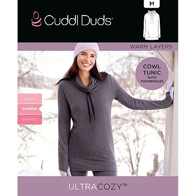 Women's Cuddl Duds® Ultra Cozy Long Sleeve Cowl Neck Tunic