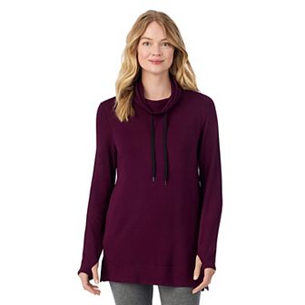 Women's Cuddl Duds® Ultra Cozy Long Sleeve Cowl Neck Tunic