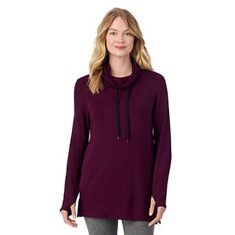Women's Cuddl Duds® Ultra Cozy Long Sleeve Cowl Neck Tunic