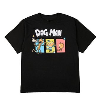 Boys 8-20 Dog Man Cartoon Panels Graphic Tee