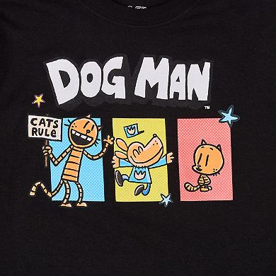 Boys 8-20 Dog Man Cartoon Panels Graphic Tee