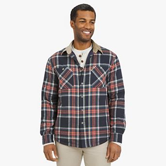 Men's Chaps Flannel Shirt Jacket