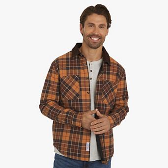 Men's Chaps Flannel Shirt Jacket