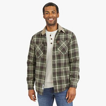 Men's Chaps Flannel Shirt Jacket