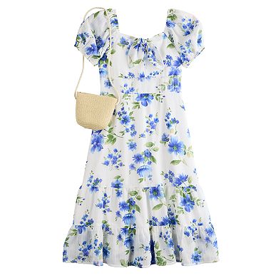 Girls 7-16 Speechless 2-pc Floral Dress & Purse Set