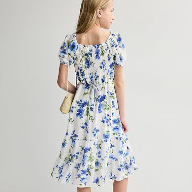 Girls 7-16 Speechless 2-pc Floral Dress & Purse Set