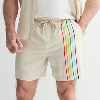 Adult ph by The Phluid Project Vertical Stripe Woven Shorts