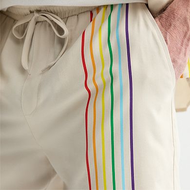 Adult ph by The Phluid Project Vertical Stripe Woven Shorts