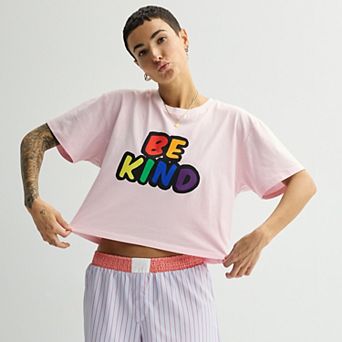 Adult ph by The Phluid Project Be Kind Cropped Tee