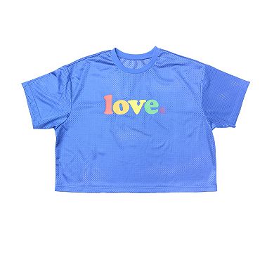 Adult ph by The Phluid Project Love Cropped Athletic Mesh Top