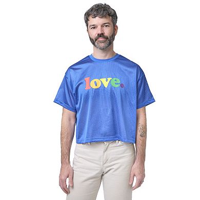 Adult ph by The Phluid Project Love Cropped Athletic Mesh Top