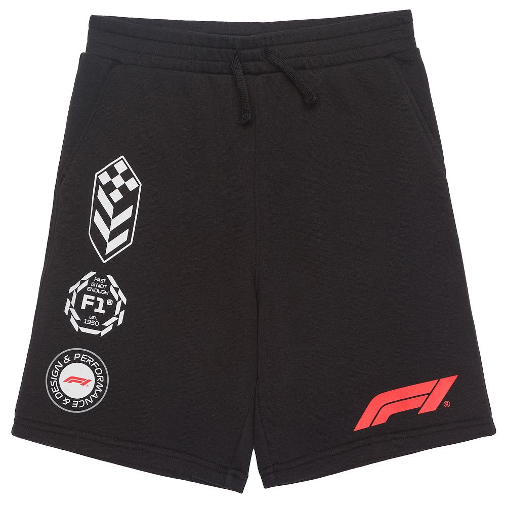 Boys 8-20 F1 Patchwork Shorts