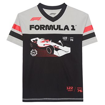 Boys 8-20 Formula 1 Graphic V-Neck T-Shirt