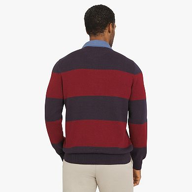 Men's Chaps Stripe Rugby Sweater