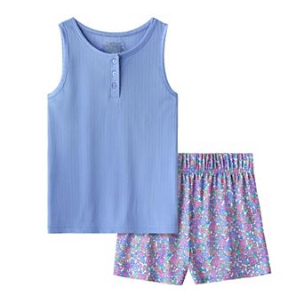Girls 4-12 Cuddl Duds Pajama Tank Top & Shorts Set