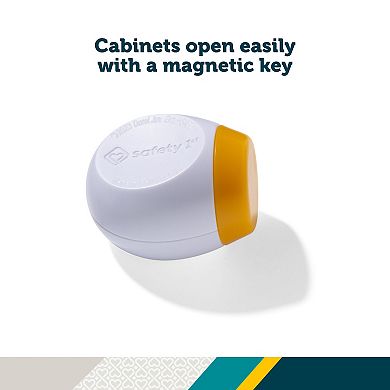 Safety 1st Secure-to-Explore Adhesive Magnetic Locks (2 Locks & 1 Key)