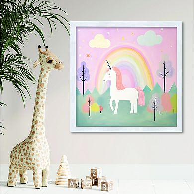 COURTSIDE MARKET Unicorn Dreams-I Framed Board Art