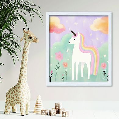 COURTSIDE MARKET Unicorn Dreams-II Framed Board Art