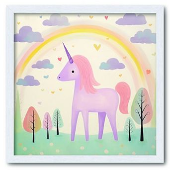 COURTSIDE MARKET Unicorn Dreams Framed Board Art