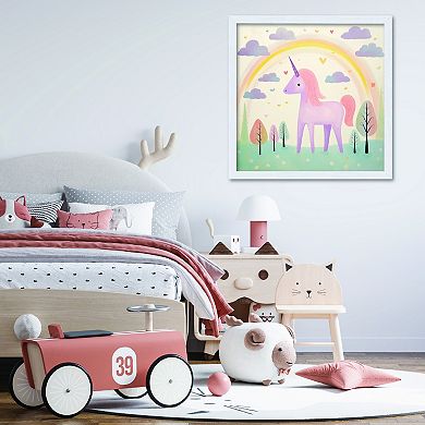 COURTSIDE MARKET Unicorn Dreams Framed Board Art