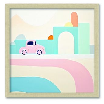 COURTSIDE MARKET Imagination On Wheels Framed Board Art