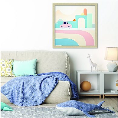 COURTSIDE MARKET Imagination On Wheels Framed Board Art