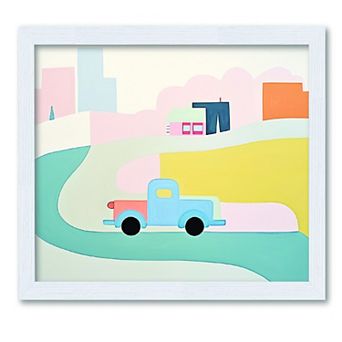 COURTSIDE MARKET Truck 16" x 20" Framed Wall Art