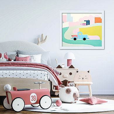 COURTSIDE MARKET Truck 16" x 20" Framed Wall Art