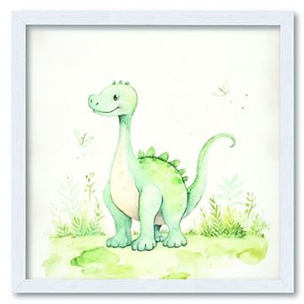 COURTSIDE MARKET Jurassic Jamboree I Framed Board Art