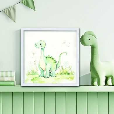 COURTSIDE MARKET Jurassic Jamboree I Framed Board Art