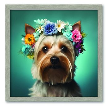 COURTSIDE MARKET Adorable-Doggy Framed Board Art