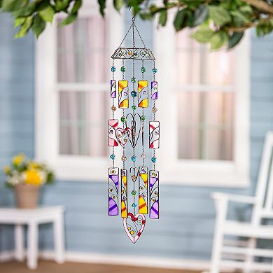 Evergreen Enterprises Hearts & Shapes Wind Chime