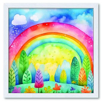 COURTSIDE MARKET Rainbow-IX Framed Board Art