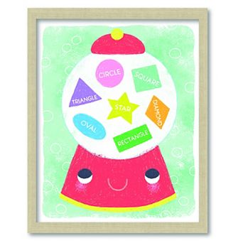 COURTSIDE MARKET Gumball Framed Board Art