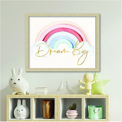 COURTSIDE MARKET Dream Big Framed Board Wall Decor