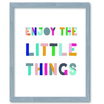 COURTSIDE MARKET The Little Things Framed Board Wall Art