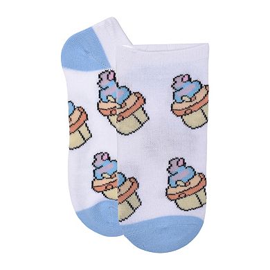 Girl's Bluey Sweets No-Show 6-Pack Socks