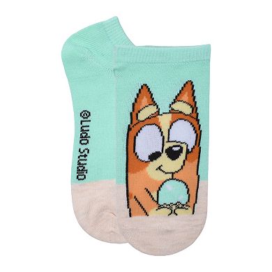 Girl's Bluey Sweets No-Show 6-Pack Socks