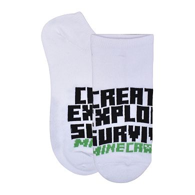 Boys' 6-pk. Minecraft Travel No-Show Socks